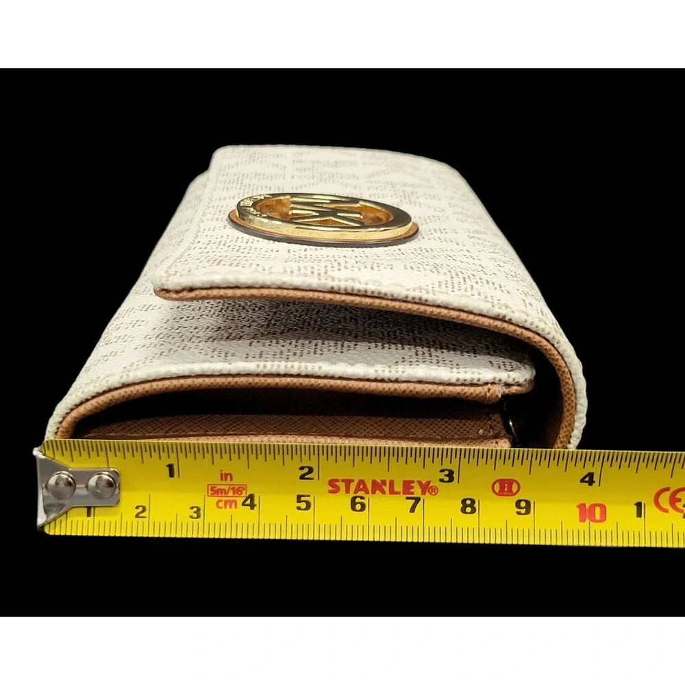Michael Kors - Fulton White‎ Leather Wallet